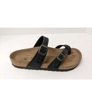 Birkenstock Black Sandals, Brand new in box. Vegan leather